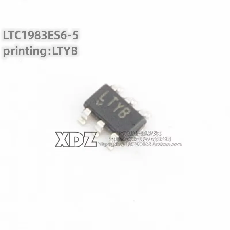 

5pcs/lot LTC1983ES6-5#TRPBF LTC1983ES6-5 Silk screen printing LTYB SOT23-6 package Original genuine Switching regulator chip