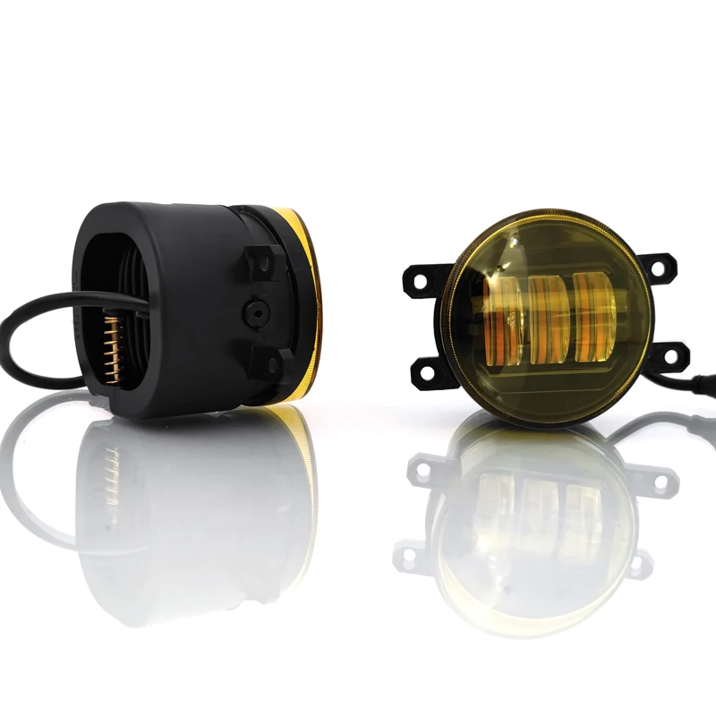 ل GWM Poer KingKong مدفع الجبهة الضباب مصباح LED سطوع عالية الذهبي العين عدسة الضباب ضوء المصباح تعديل الملحقات