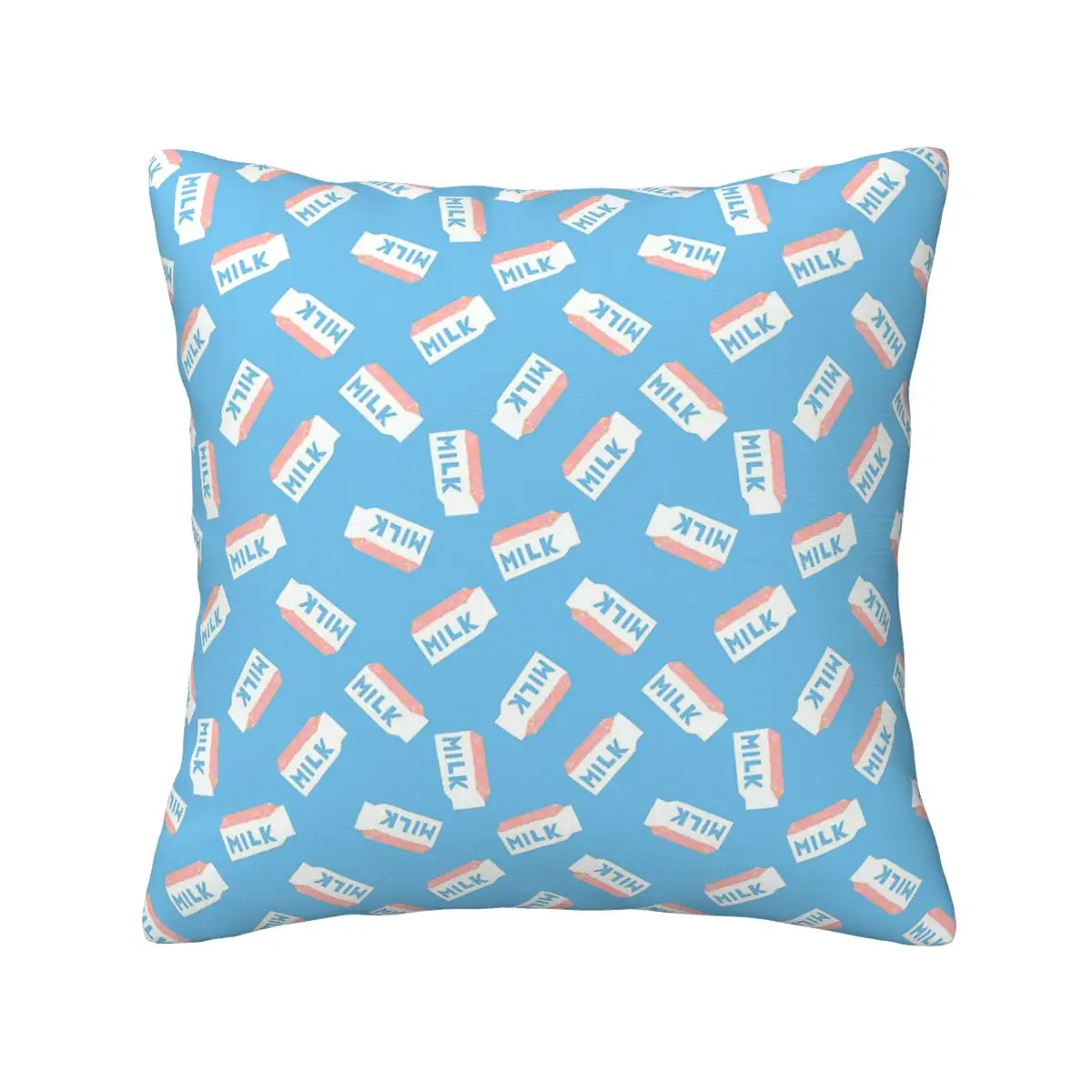 Milk Square Pillowcase Pillow Cover Cushion Decor Comfort Throw Pillow for Home Sofa