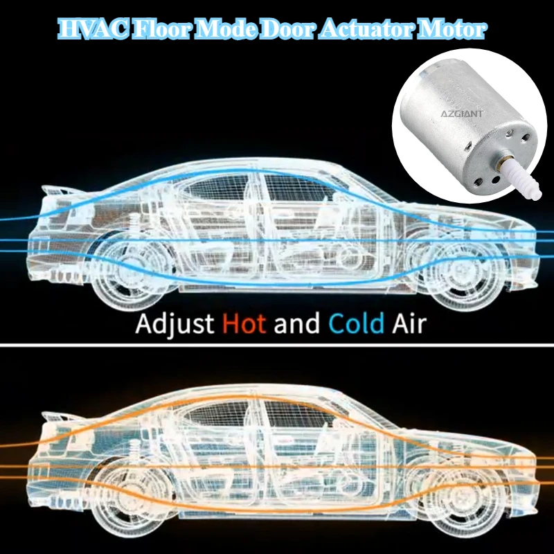 

AZGIANT for 2006-2012 Kia Carnival HVAC Floor Mode Door Actuator Motor RC370-FT 12V High Speed Air Conditioning Parts