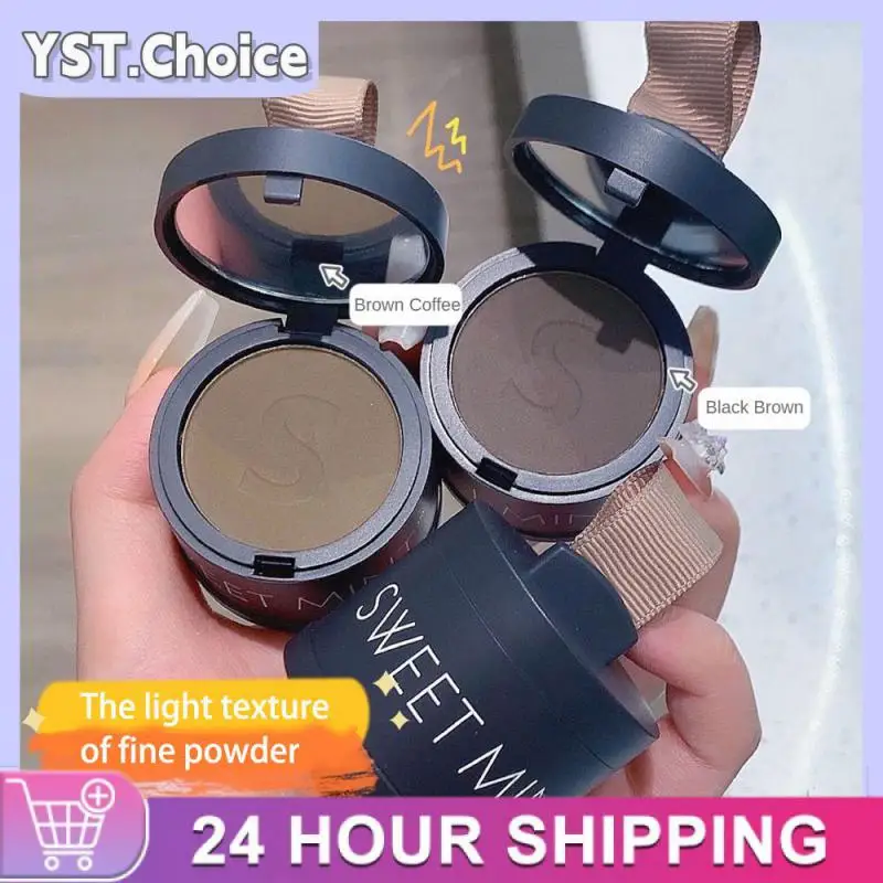 Reparação de enchimento de linha fina unissex, corte de testa natural instantâneo, cobertura careca, cosméticos à prova d'água, sombra em pó