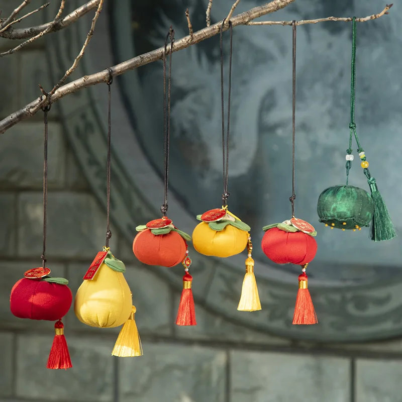 Antique sachet sachet finished fruit version Guochao Hanfu portable pendant car pendant Spring Festival gift souvenir