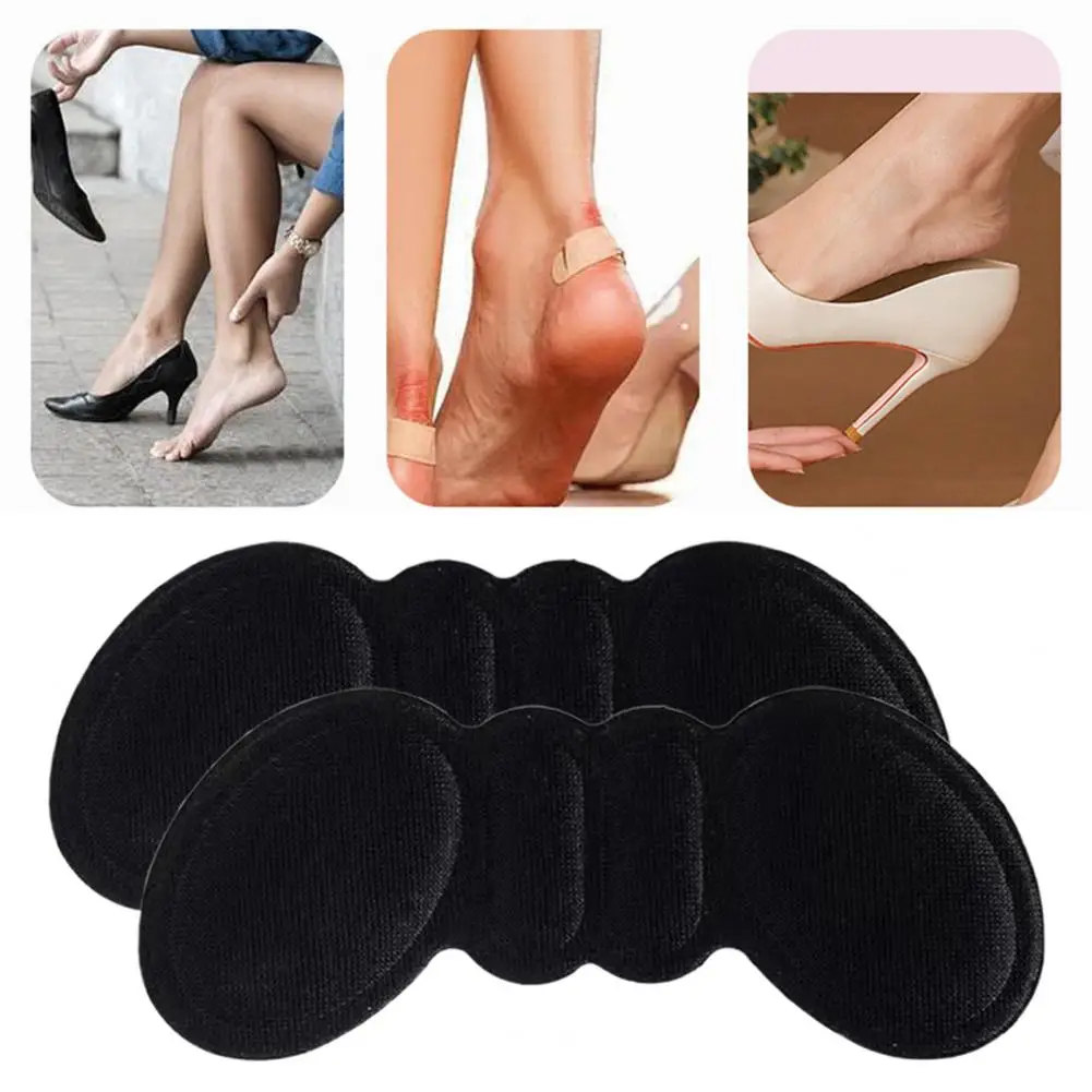 10 Pairs Anti-Slip Heel Stickers for Women Shoes Insole Pads for High Heels Boots Sports Shoes Breathable Sweat-Absorbent Heel G