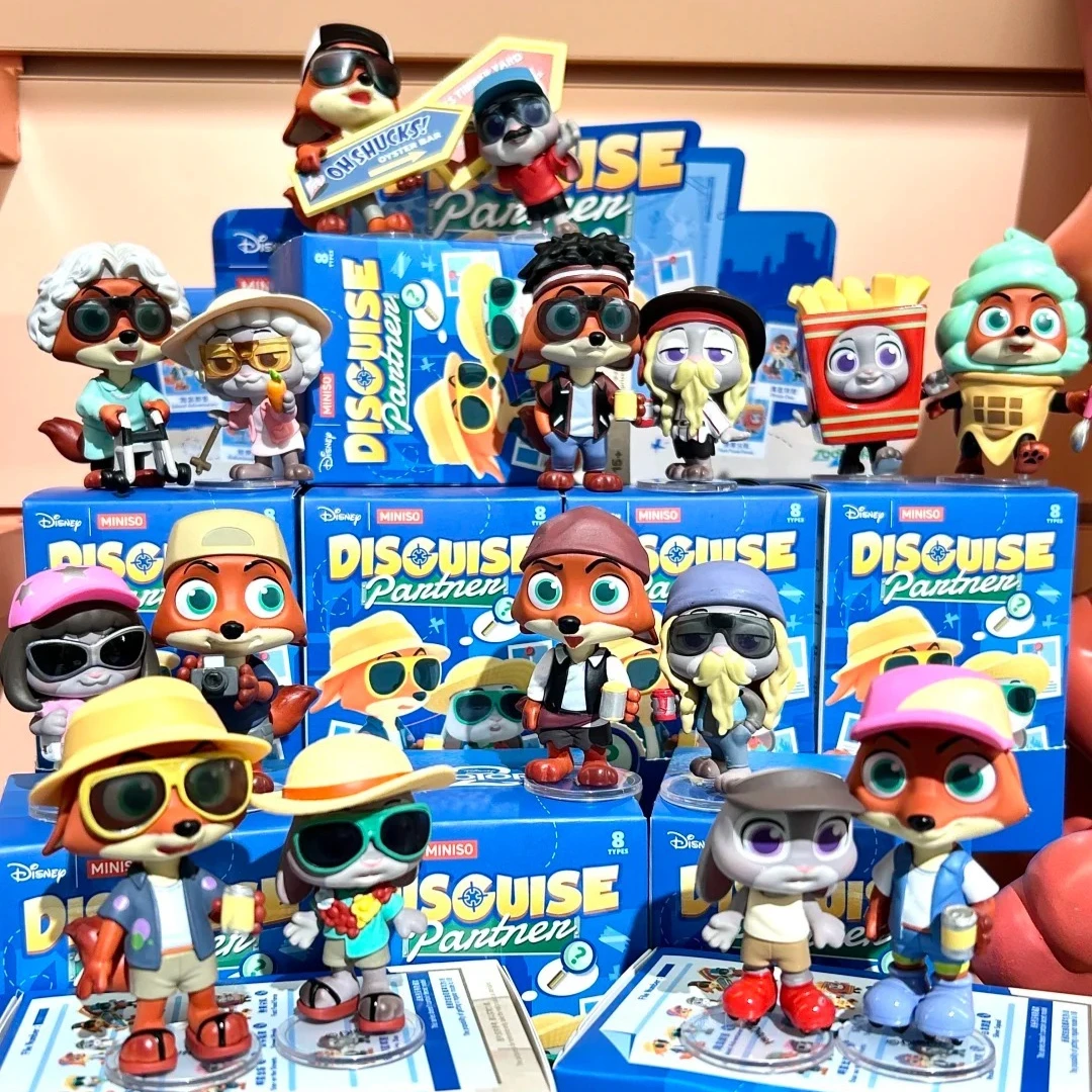 

Zootopia 2, маскировочная серия Partner, слепая коробка, милая коробка Ника Джуди, загадочная коробка, экшн-фигурка, коллекция аниме-кукол, сумка-сюрприз