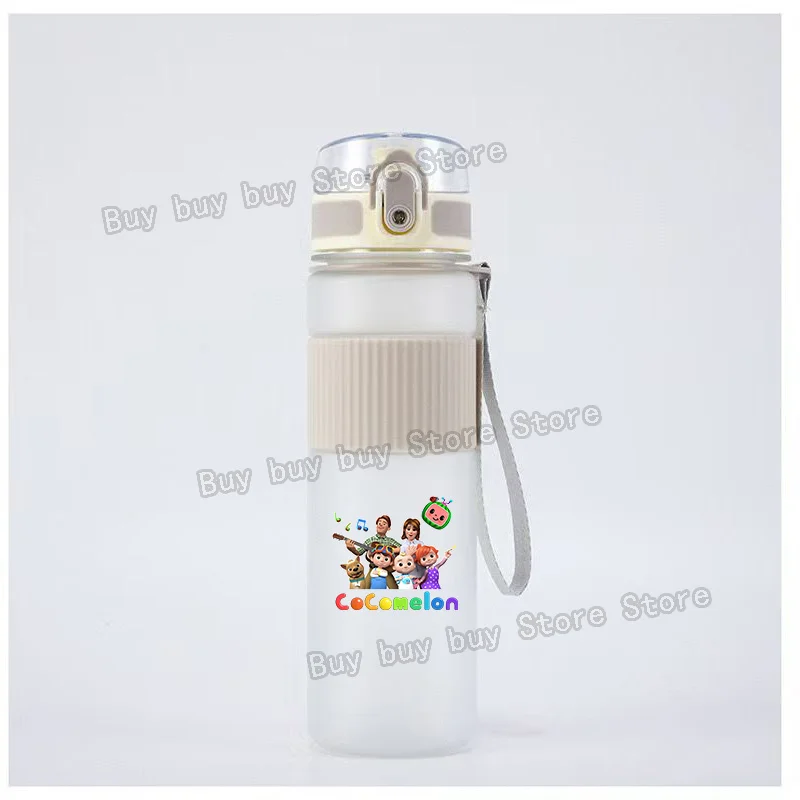 Cocomelons الأطفال كوب ماء 550 مللي الكرتون شرب زجاجة الأولاد الرياضة مانعة للتسرب أكواب بلاستيكية محمولة الاطفال هدايا عيد ميلاد لطيف #2
