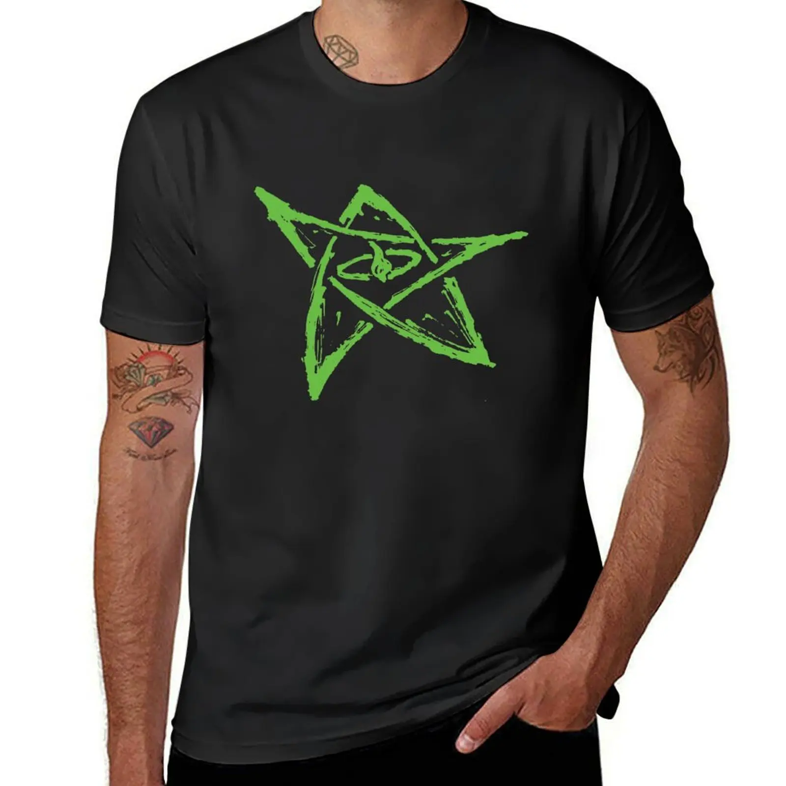 Call of Cthulhu, Elder Sign - Green T-Shirt plus size tops animal prinfor boys customs design your own for a boy t shirt for men