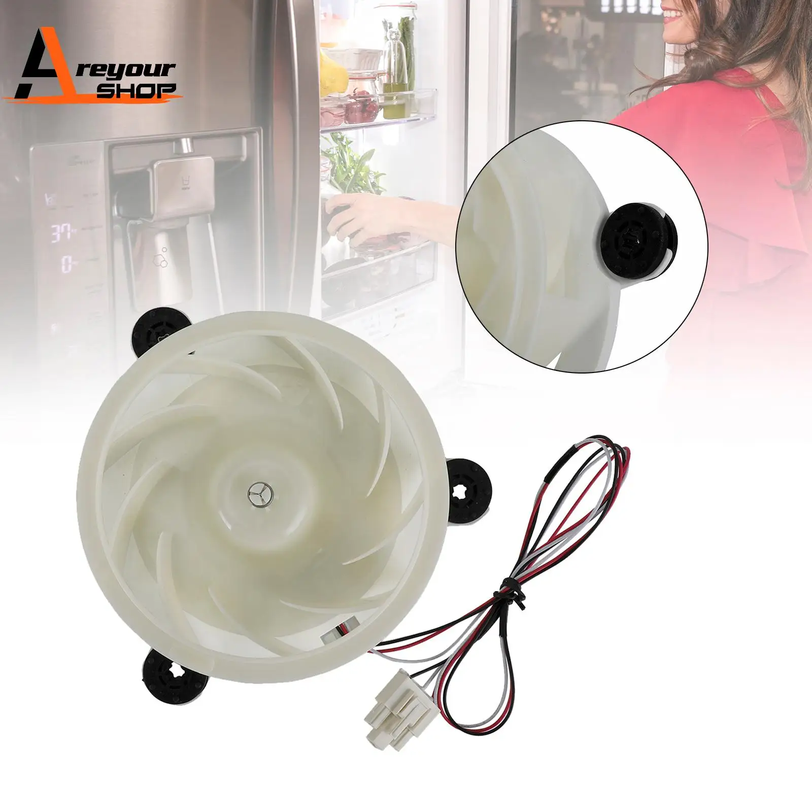 ملحقات محرك مروحة تبريد الثلاجة من سامسونج ZWF-32-140 B17123.4-5(A1)