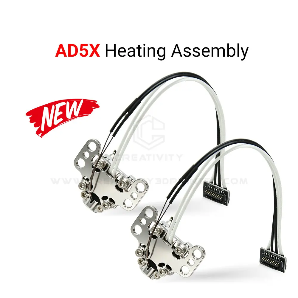 

AD5X Hotend Heating Component for Flashforge AD5X Heating Assembly Kit with Heater Cartridge Thermistor Temperature Sensor