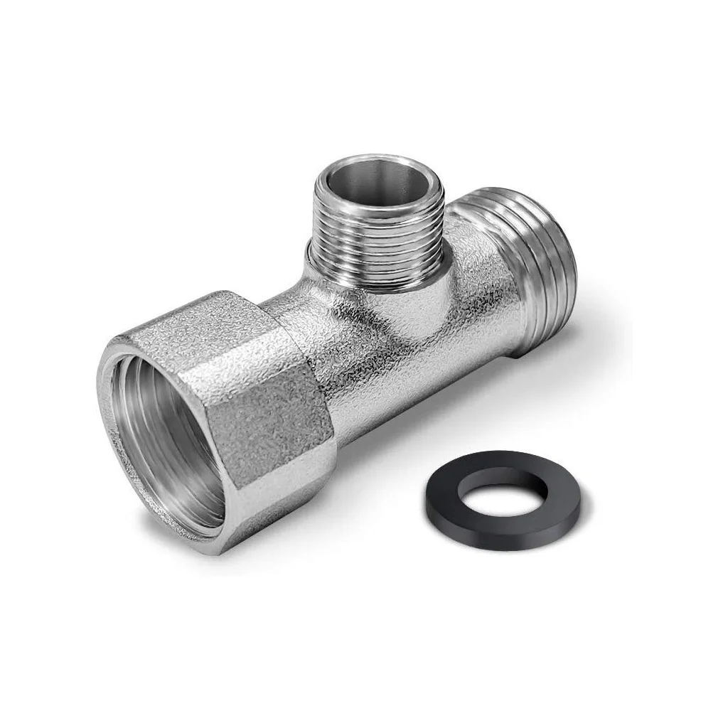 

Metal Brass T Valve Adapter Connector for Toilet Seat Bidet Attachment Sprayer Bathroom Plumbing Fittings Accessory Part