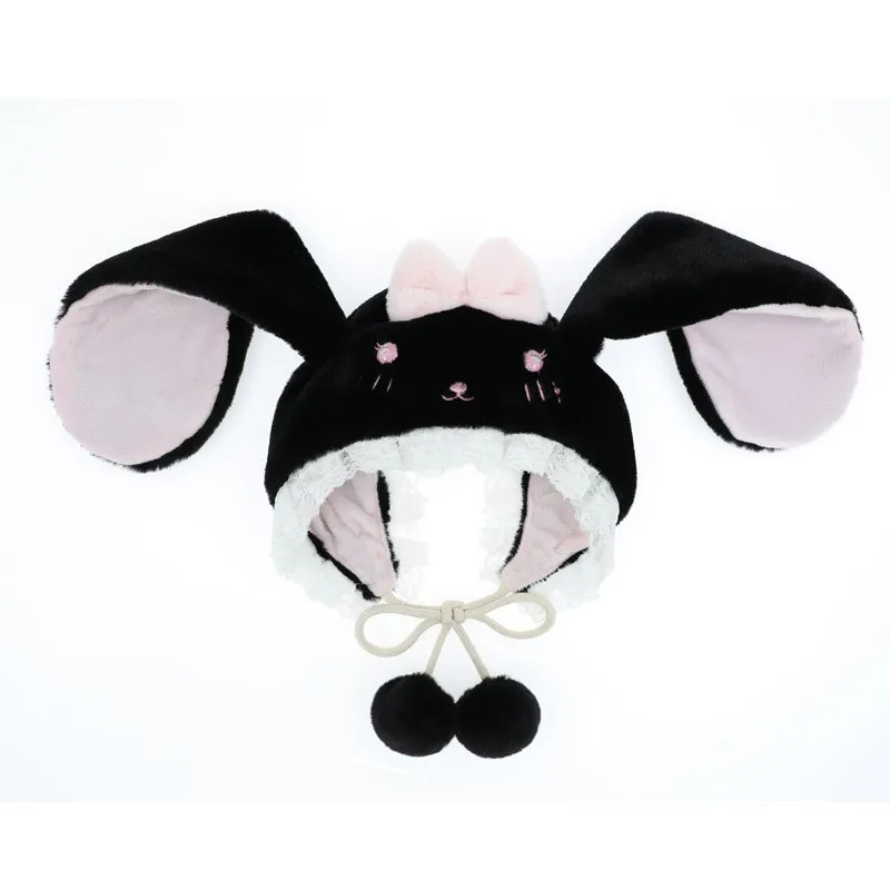 Accessoires de cosplay de lapin en peluche pour fille, bande de sauna Kawaii, chapeau oreilles de lapin anime, accessoires de fête d'Halloween, JK