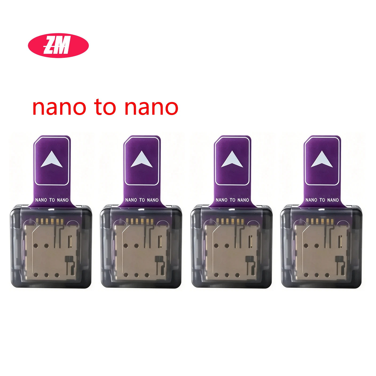 Reverse Nano to Nano SIM Extension Adapter, External Heat Dissipation SIM Card Extender for CPE Router Factory Testing