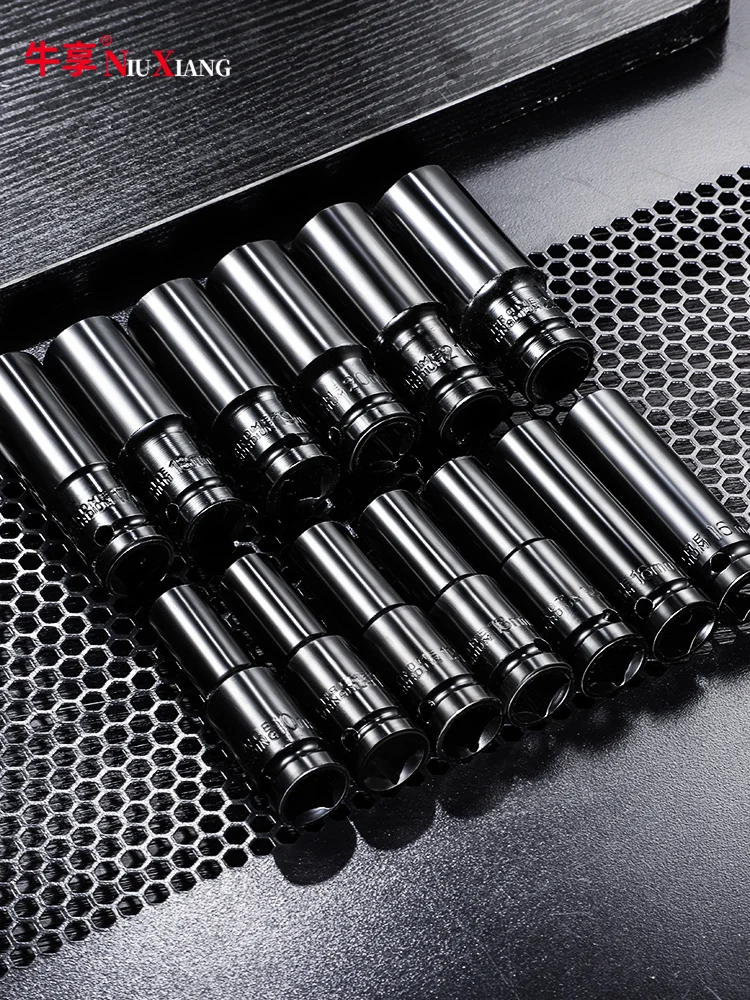 

Electric wrench sleeve head full set of extended inner hexagon hand electric drill air cannon