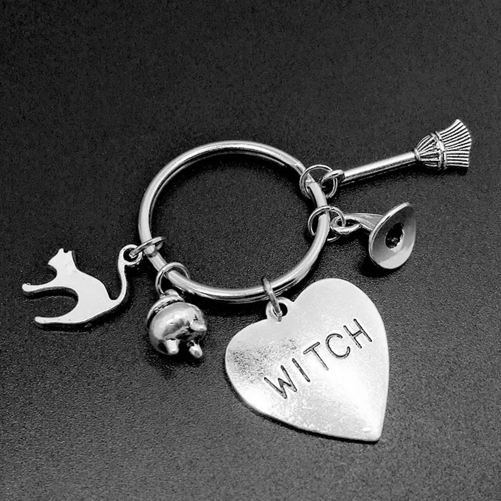

Wizard Hat Jewelry Backpack Keychain Cute Chains Halloween Keyring Keyrings Bag Charms Pendant