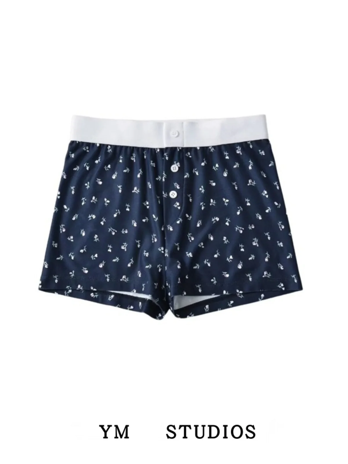 

Шорты с цветочным принтом женские летние винтажные, удлиняющие ноги, для йоги, повседневные, в милом стиле, с естественной талией