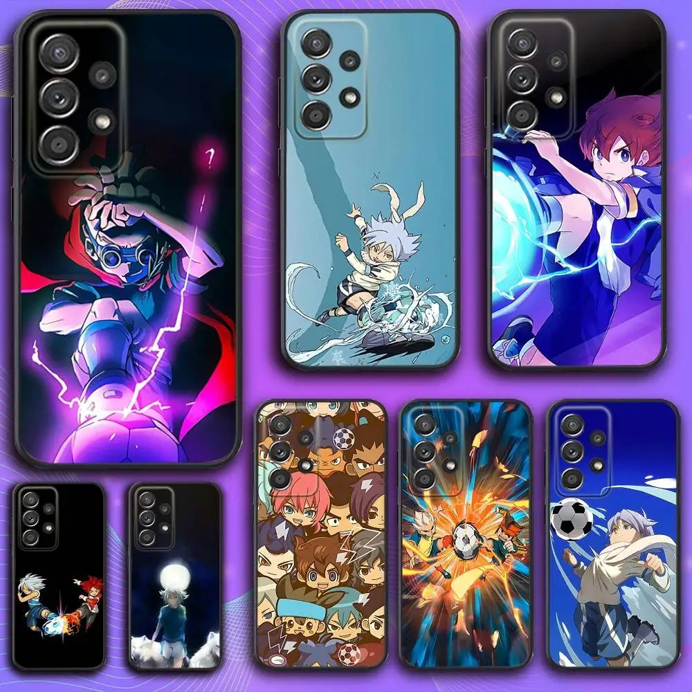 

I-Inazuma Game E-Eleven Phone Case For Samsung S 25,24,23,22,30,21,10,9,Ultra,Plus,Lite,FE,4,5 G Soft Black Case