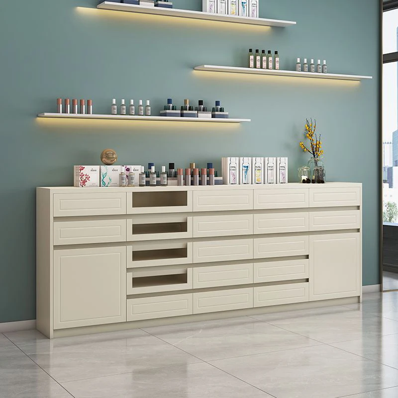 *Custom Salon Special Display Cabinet Nail Polish Storage Glue Storage Cabinet Nail Salon Floor-Standing Display Cabinet Drawer