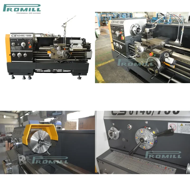 HCY CS6240C Heavy Manual Lathe Customizable Gap Bed Horizontal Metal Lathe with New Condition Gear and Engine Core