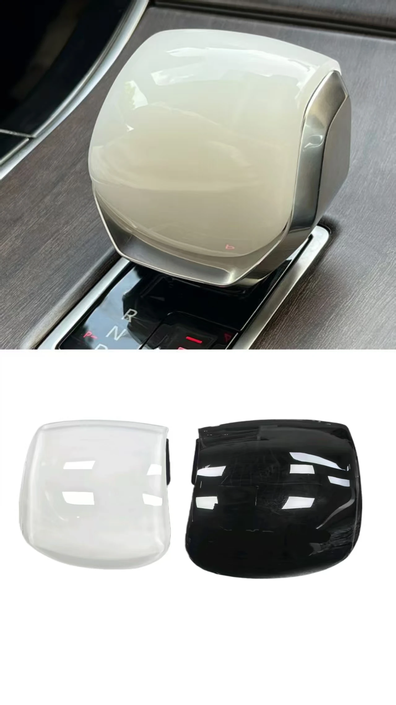 Car Gear Head Shift Knob Handle Cover For Land Rover Range Rover Vogue L460 /Sport 2023-2024/Velar 21-24/LR 5 21-24/Jaguar