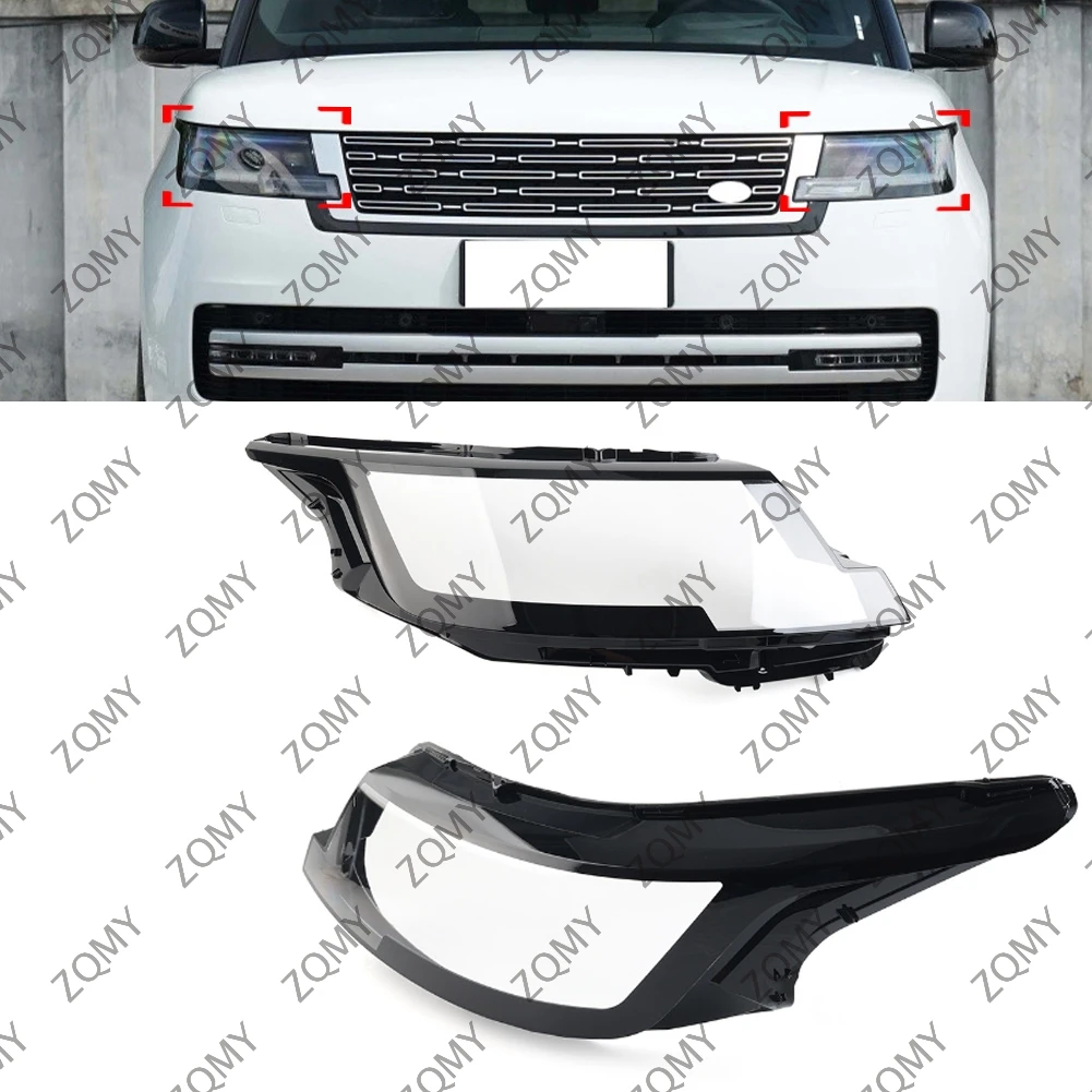 

2pcs Car Headlight Lens Cover Headlamp Lampshade Lamp Shell For Land Rover Range Rover/Vogue 2023 2024 2025