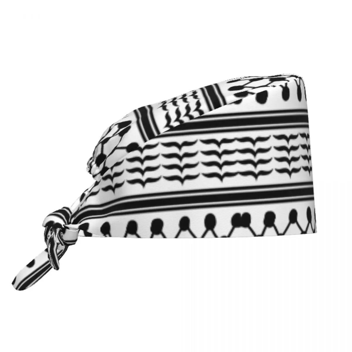 

Custom Kufiya Medical Staff Scrubs Hat Women Men Keffiyeh Tatreez For Chef Hat Scrub Caps