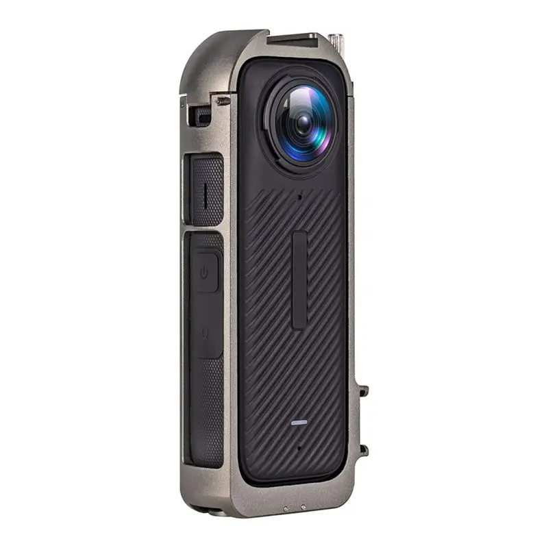 Efficient 1 Piece Camera Protective Frame Black Aluminum Alloy For X4 Metal Cage Housing