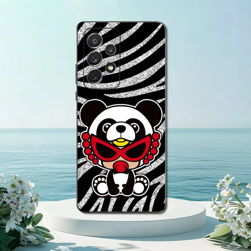 Funny H-Hysteric Cute M-mini Phone Case For Samsung S22,S21,S20,S10,S9,S25,S24,S23,Ultra,FE,Plus,Lite,Soft Silicone Black Cover