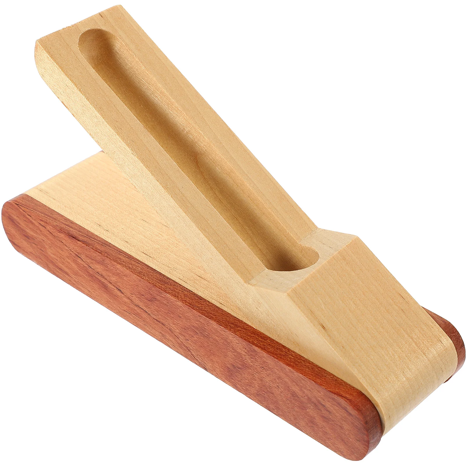 

Retro Wooden Pen Case Single Holder for Fountain Ballpoint Pen Elegant Display Container Gift Box for Special Occasions