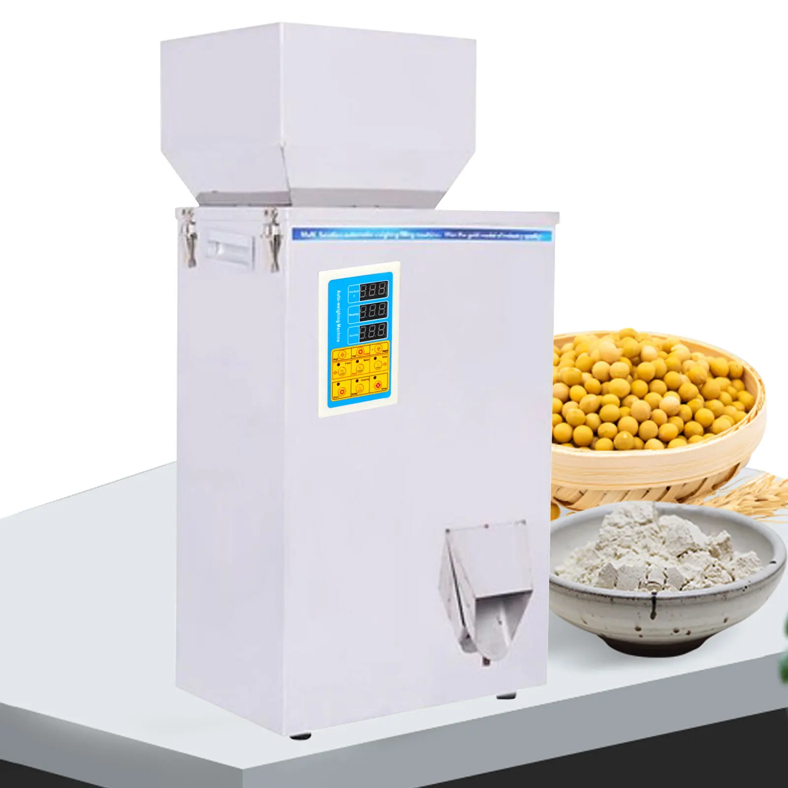 10-500g Auto Particle Filling Machine Cereal Grain Teas Weighing Filler