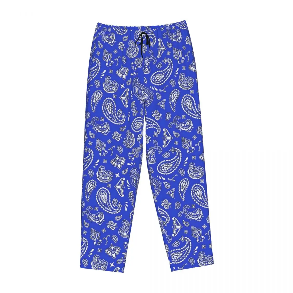 Custom Paisley Pajama Pants for Women Floral Pattern Lounge Sleep Drawstring Sleepwear Bottoms with Pockets