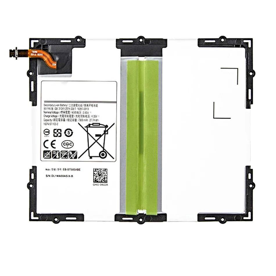 Battery 7800mAh EB-BT585ABE For Samsung Galaxy Tab A 10.1 2016 SM-T580  SM T580 T585 T580N T585N Tablet Li-ion Polymer