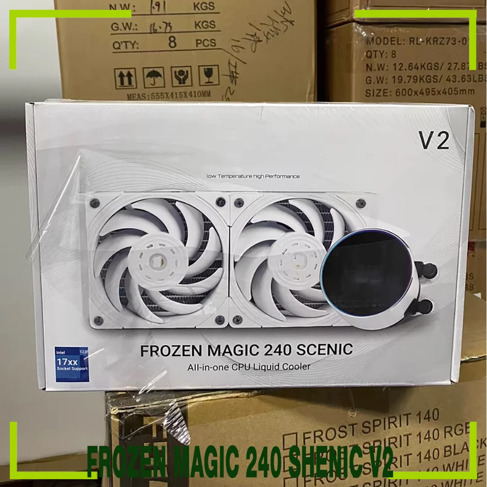 For THERMALIGHT Ice Fantasy 240 Integrated CPU Water Cooling Heat Sink  FROZEN MAGIC 240 SHENIC V2