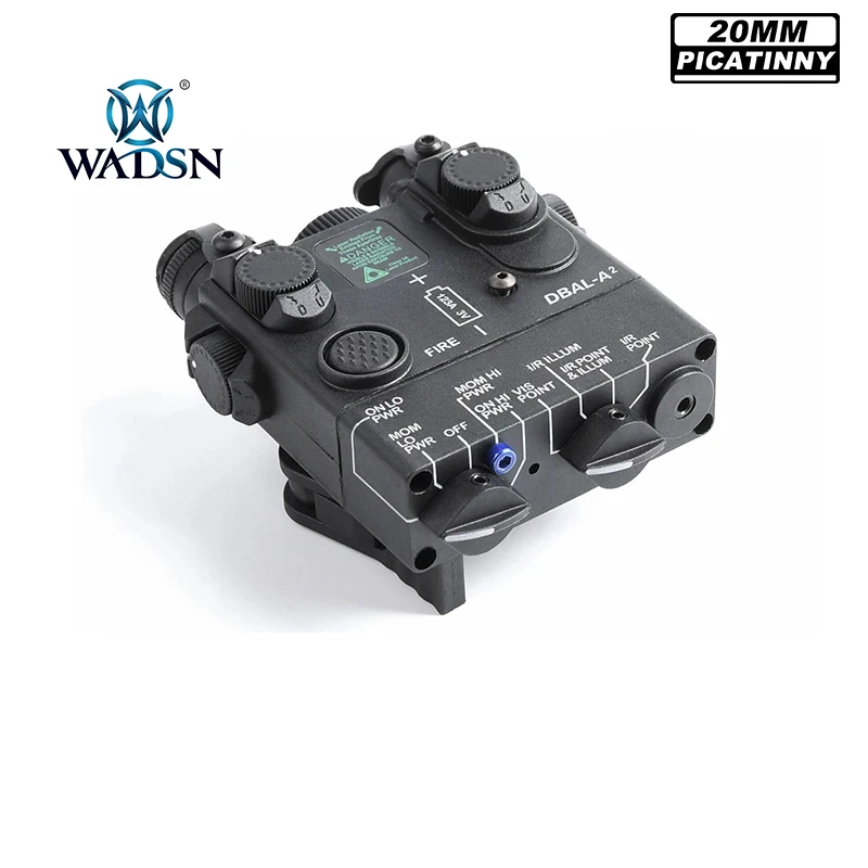 WADSN DBAL-A2 Tactical No Function Dummy Laser Box Battery Hunting Airsoft Weapon Scout Accessory Decorative Fit 20mm Rail