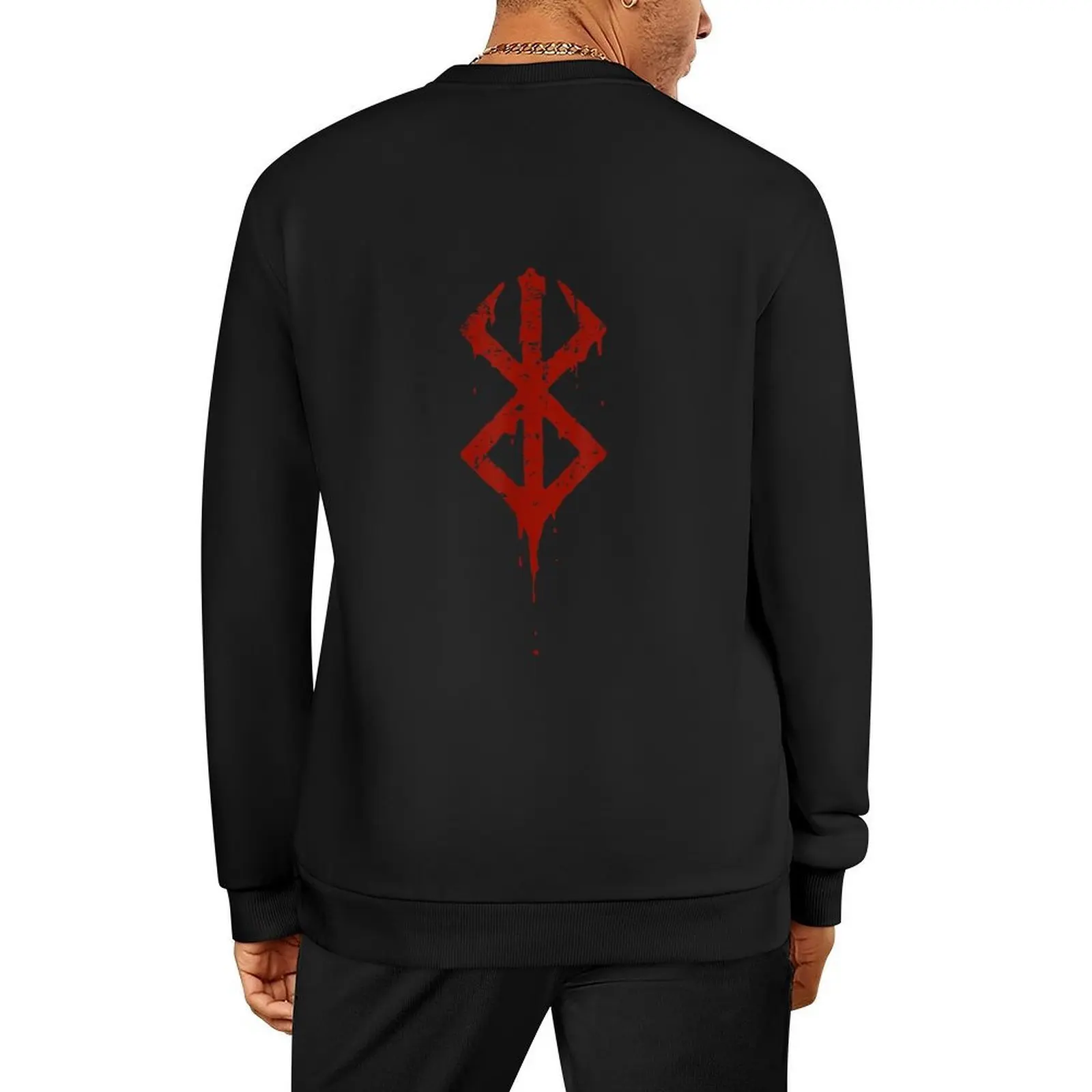 

demon mark Pullover clothes for men men's sweat-shirt autumn jacket men anime clothing hooded sweatshirt