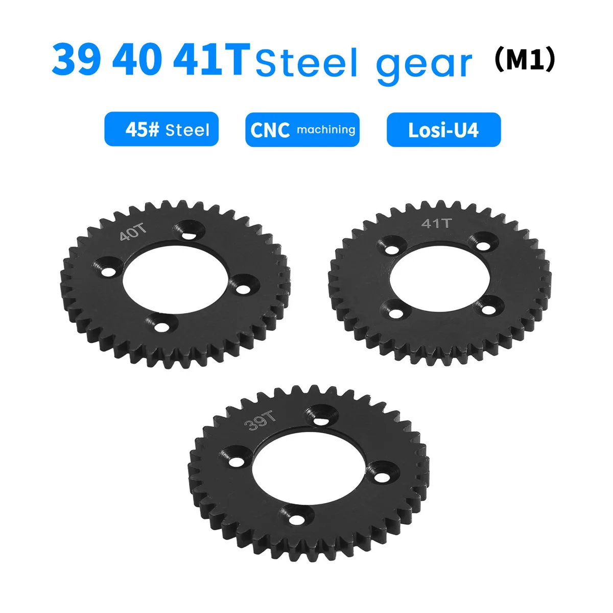 YKH_For Losi 1/10 LASERNUT 4 ROCK TACER 40T Main Gear Inside the Gearbox