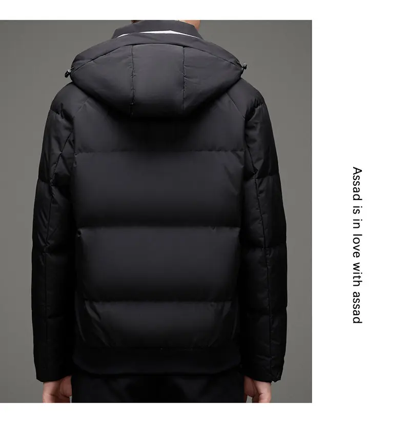 BATMO 2023 new arrival winter 90% white duck down hooded jackets men,warm thick parkas coat 169