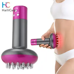 Electric Meridian Massage Brush Microcurrent Gua Sha Scraping Device Lymphatic Drainage Machine Fat Burner Body Shaping Device