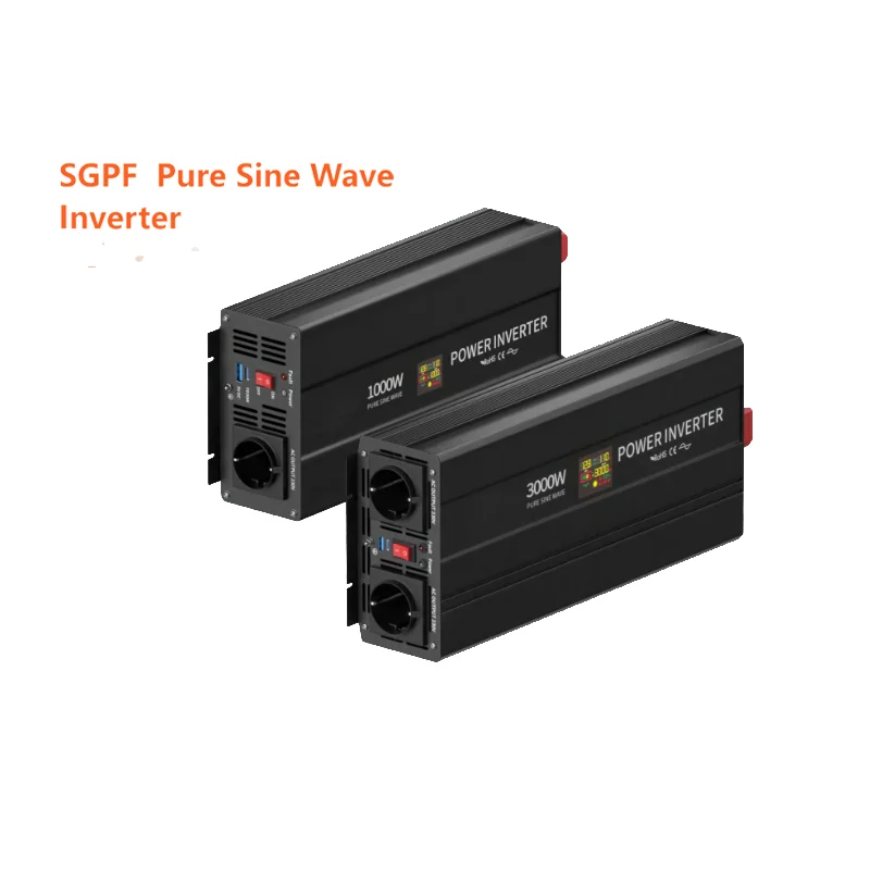 

Solar Inverter 3kw 3000 Watt 12V 24V Dc To AC 120V 220V 1500W 3000W Car RV Power Pure Sine Wave Inverter