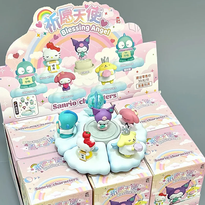 

Miniso Blessing Angel Series Мини Слепая Коробка Аниме Фильм Периферийные Куклы Милые Настольные Декоративные Украшения ПВХ Фигурки Подарки