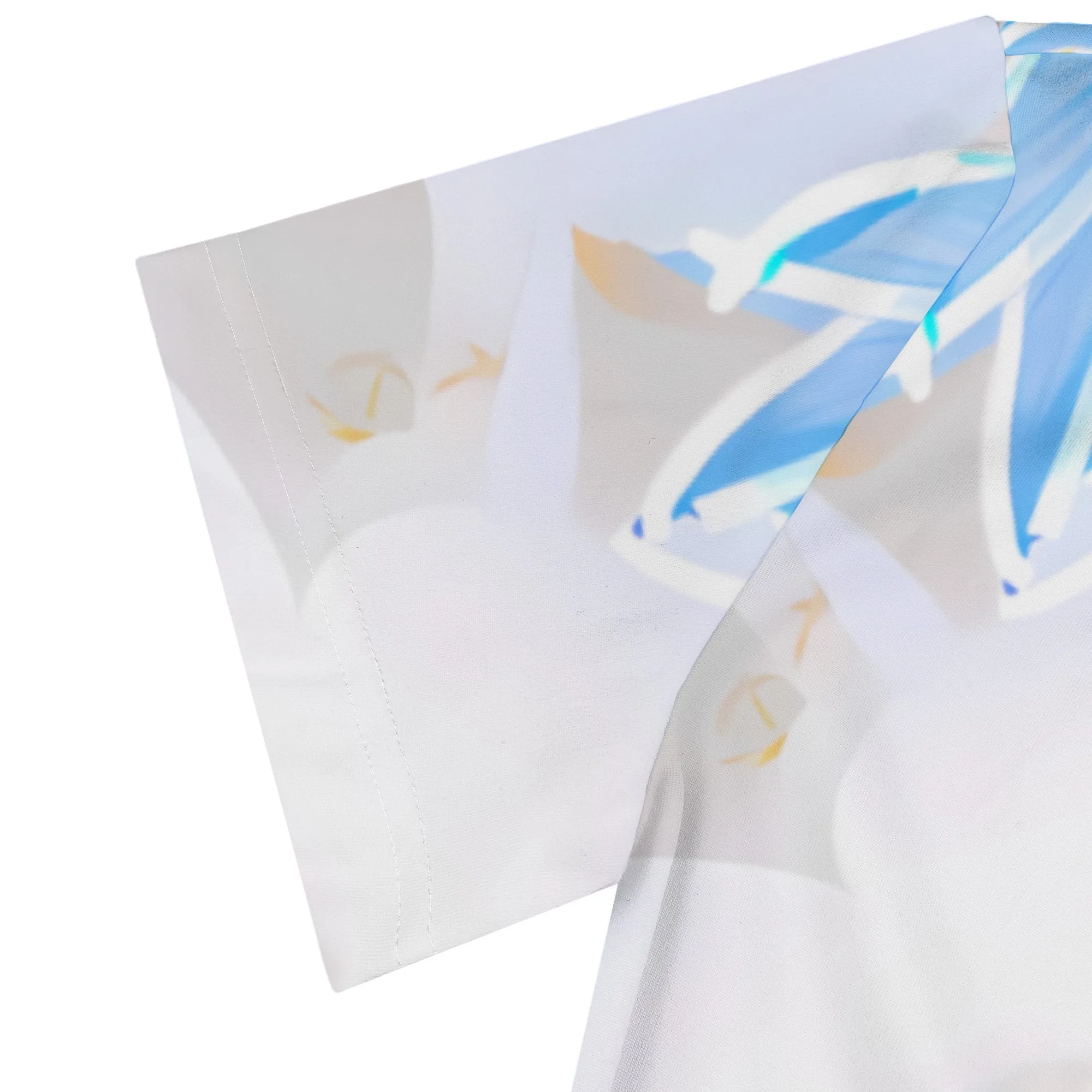 فستان ماكسي ضيق بطبعة زهور زرقاء أنيق كاجوال بأكمام قصيرة ملابس شاطئ صيفية