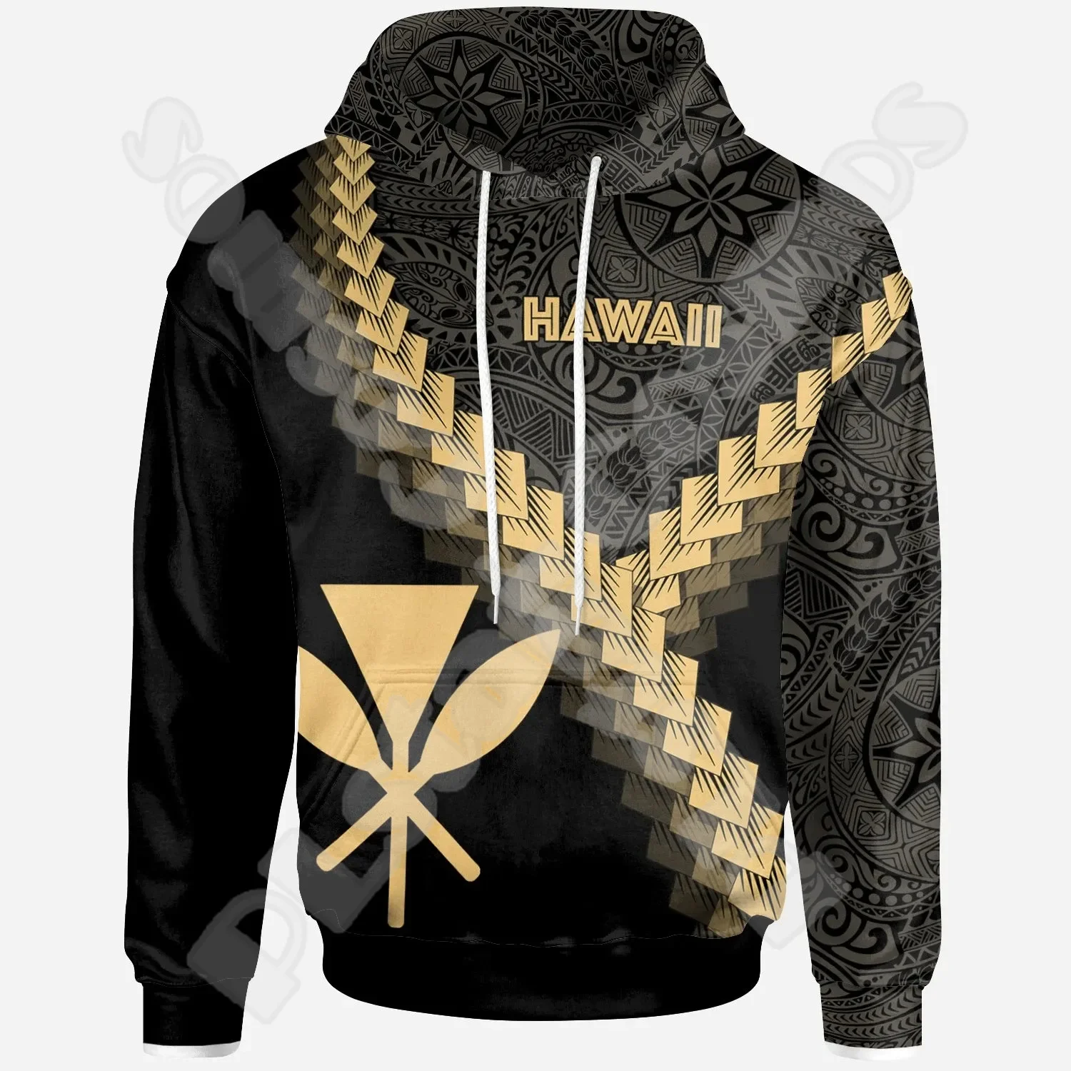 

Polynesian Hawaii King Kamehameha Country Flag Tribe Hawaiian Tattoo Retro Tracksuit Harajuku 3DPrint Casual Jacket Hoodies X46