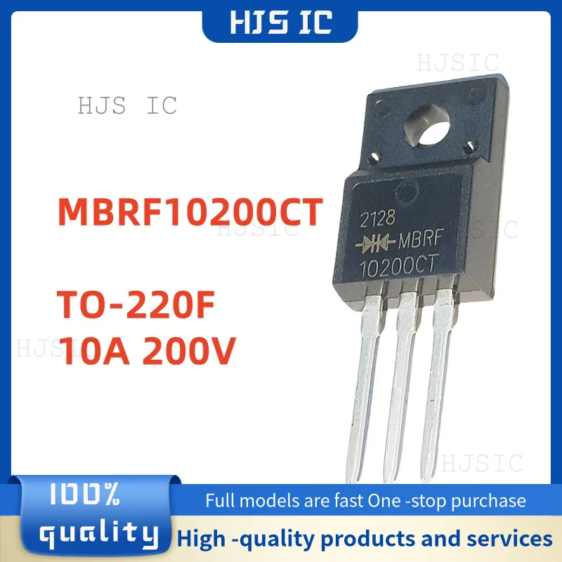 10PCS NEW MBRF40100CT MBRF40150CT MBRF2080CTL MBRF2080CTP MBRF10100CT MBRF10150CT MBRF10200CT TO-220F Schottky diode electronics