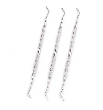 Stainless Steel Double-Headed Nail Picker Ingrown Nail Manicure Picking The Nail Groove Cleaning The Toenail Gap Dirt Tool Uñas