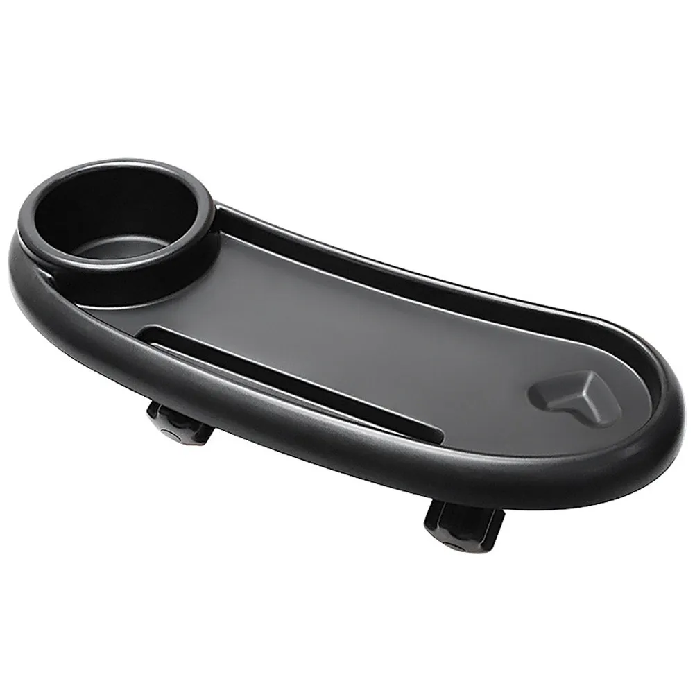

Stroller Tray Universal Plastic Detachable Snack Tray Removable Cup Holder Food Storage for Baby Pram Pushchair