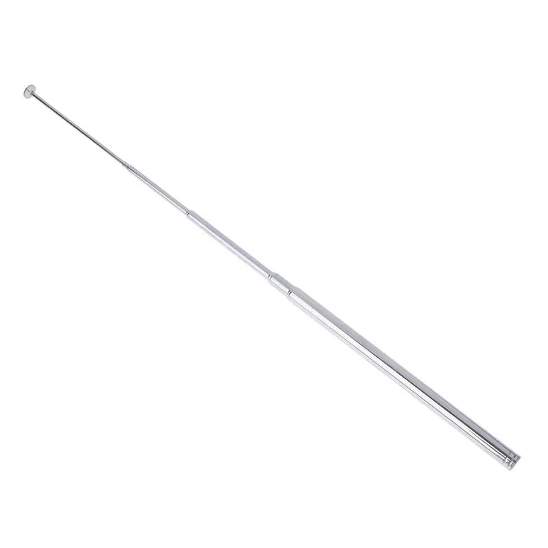 1PC 140cm 10-Section Telescopic FM AM Radio Antenna for Enhanced Reception