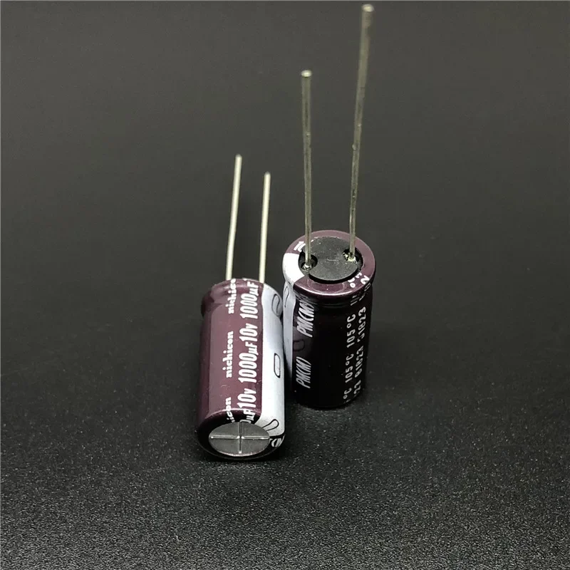 10pcs/100pcs NICHICON PM Series 10x20mm 10V1000uF Super Low Impedance Long Life Aluminum Electrolytic capacitor