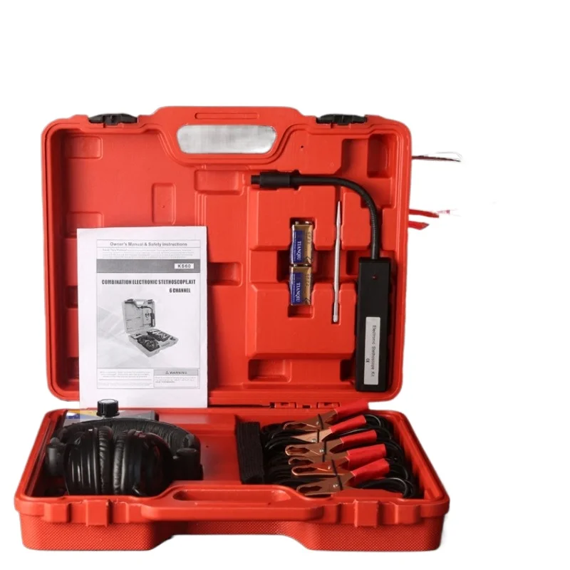 

Автомобильный электронный стетоскоп, шестиканальный стетоскоп, детектор аномального звукового тестирования корпуса двигателя, коробки передач