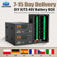 PL Stock GokWh DIY Kits 48V 320AH Grade A LiFePO4 Battery Case 280AH 360AH Smart BMS Active Balancer 2A for Solar Storage Energy
