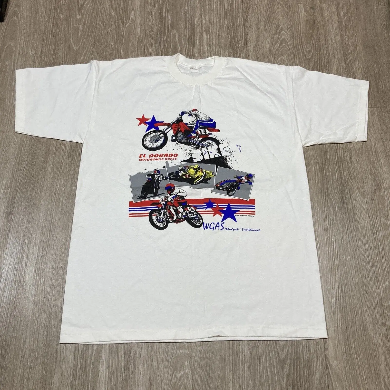 Motocross Shirt XL Vintage 90s Y2k El Dorado Motorcycle Bike Racing Race Tee