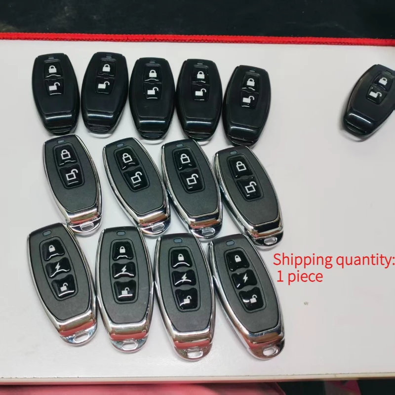 1pcs WAFU 433MHz Remote Controller Door Lock Remote Control Key For WF-010 WF-019 WF-011A Invisible Door Lock