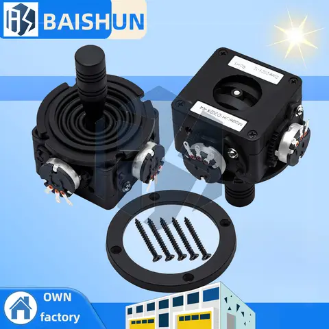 JH-D202X-R2/R4 5K Electric Joystick Potentiometer 2-axis 2D Monitor Keyboard Ball Joyrode Controller for Photographic Film Tool